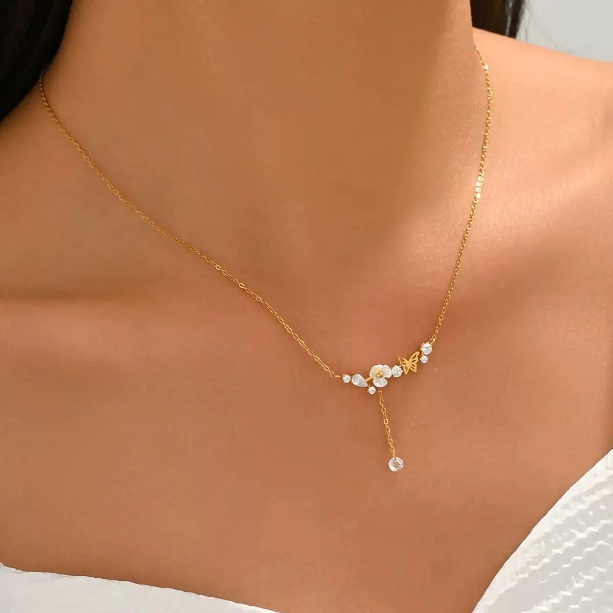 Mariposa Meadow Y-Necklace - Image 3