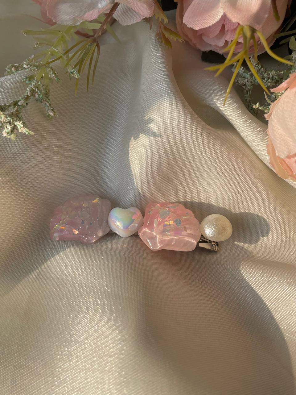 Mauve Mermaid Hair Clip