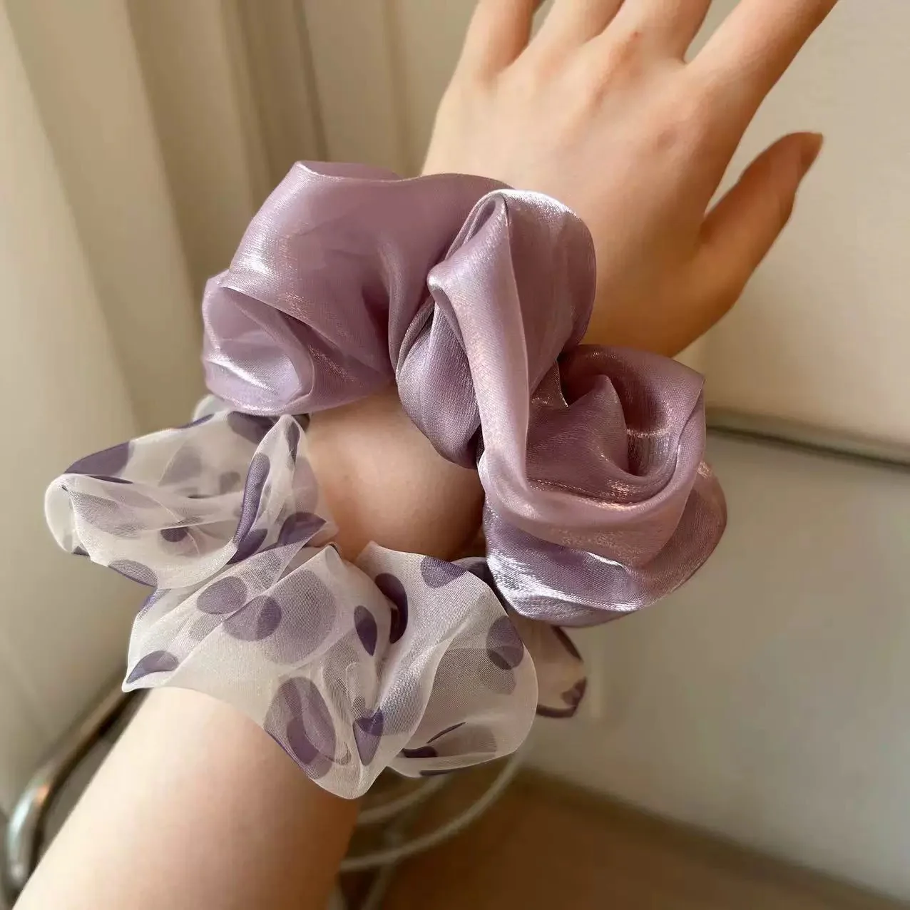 Mauve Moment Scrunchies (Pack of 2) - Image 5