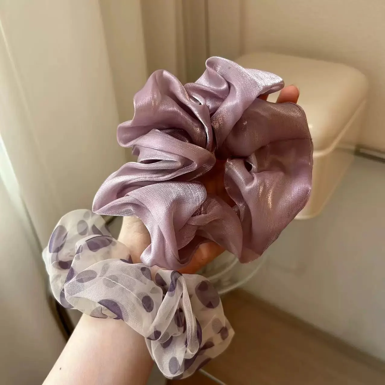 Mauve Moment Scrunchies (Pack of 2) - Image 7