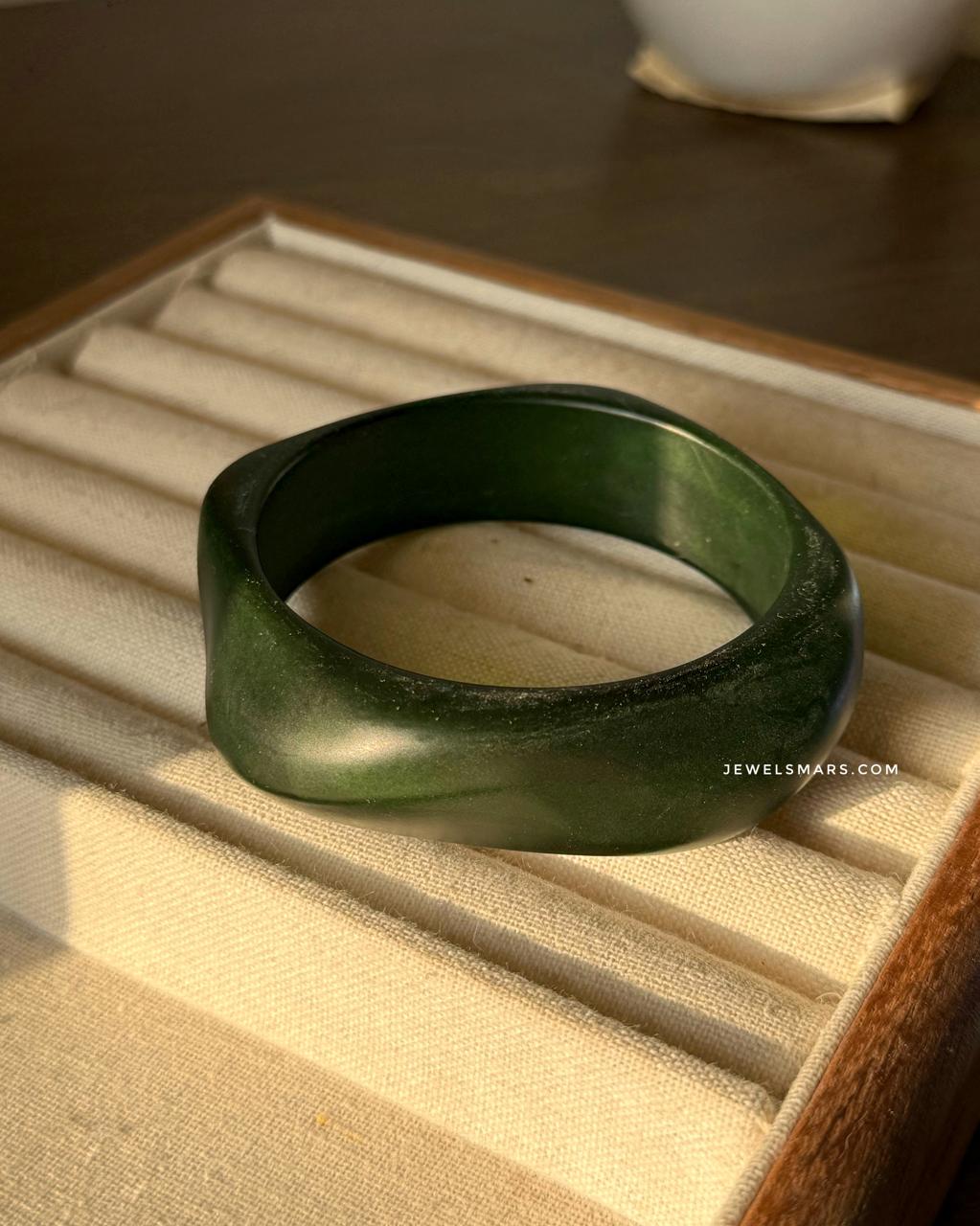 Maximalist Mama Wooden Bangle - Image 3