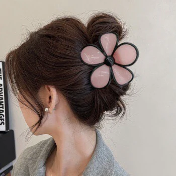 Mayfair Contrasting Flower Claw Clip - Image 2