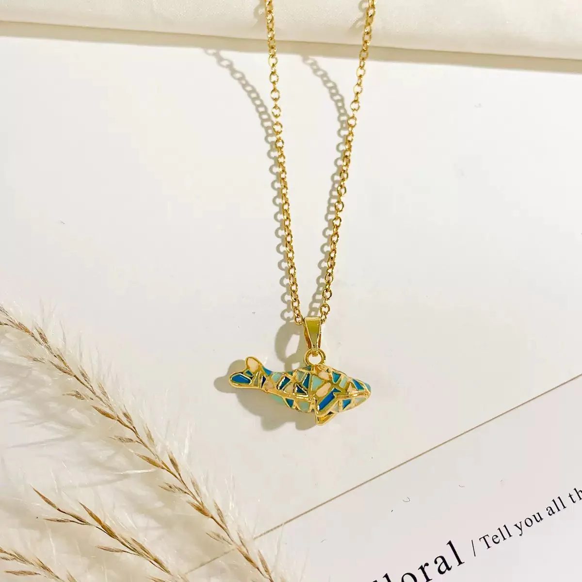 Mediterranean Muse Fish Necklace