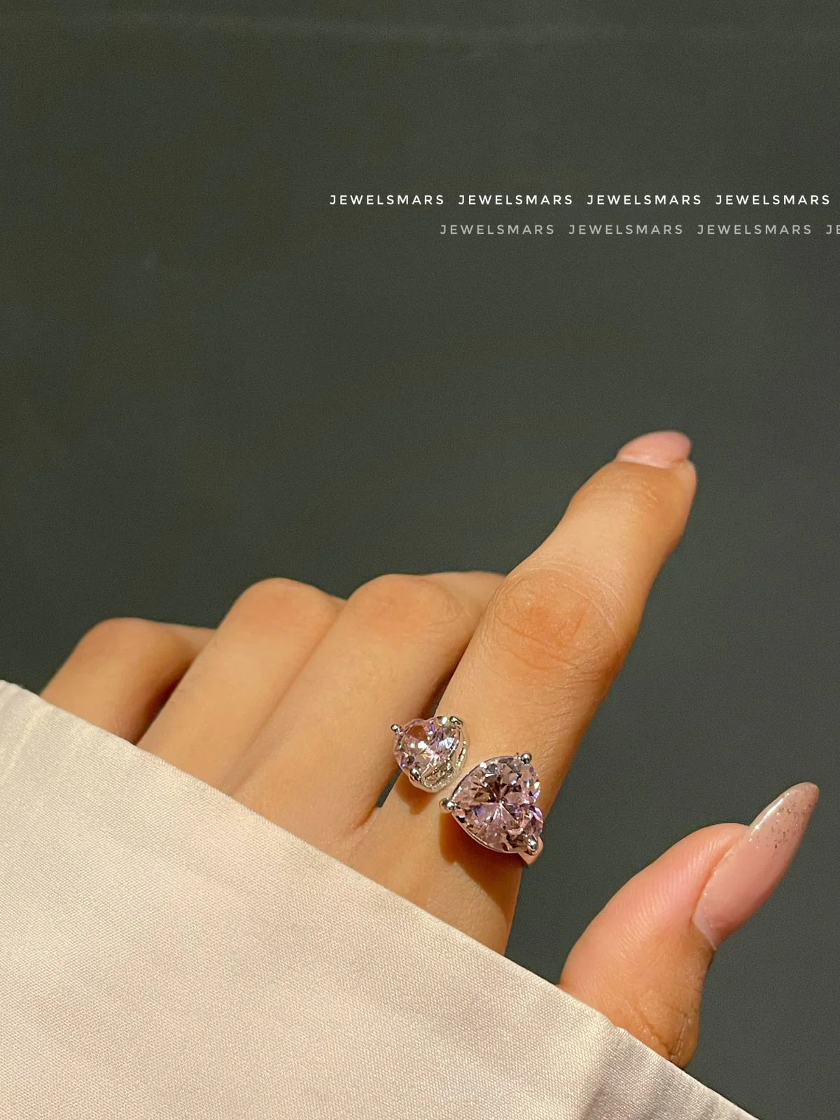 Melody Hearts Ring - pink - Image 2