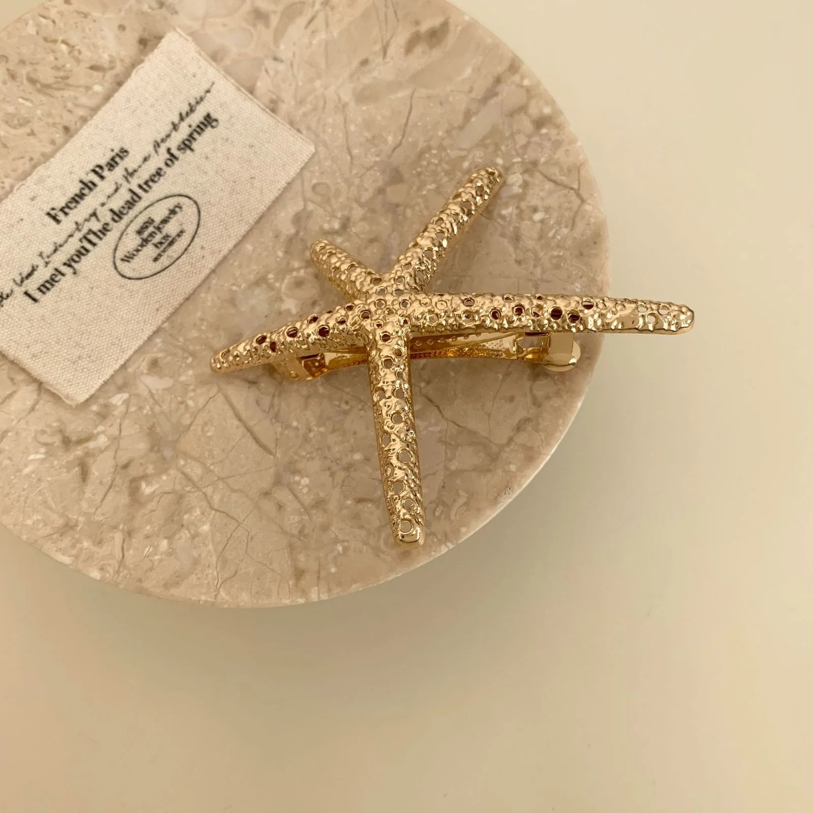 Metal Starfish Hairclip - Image 2