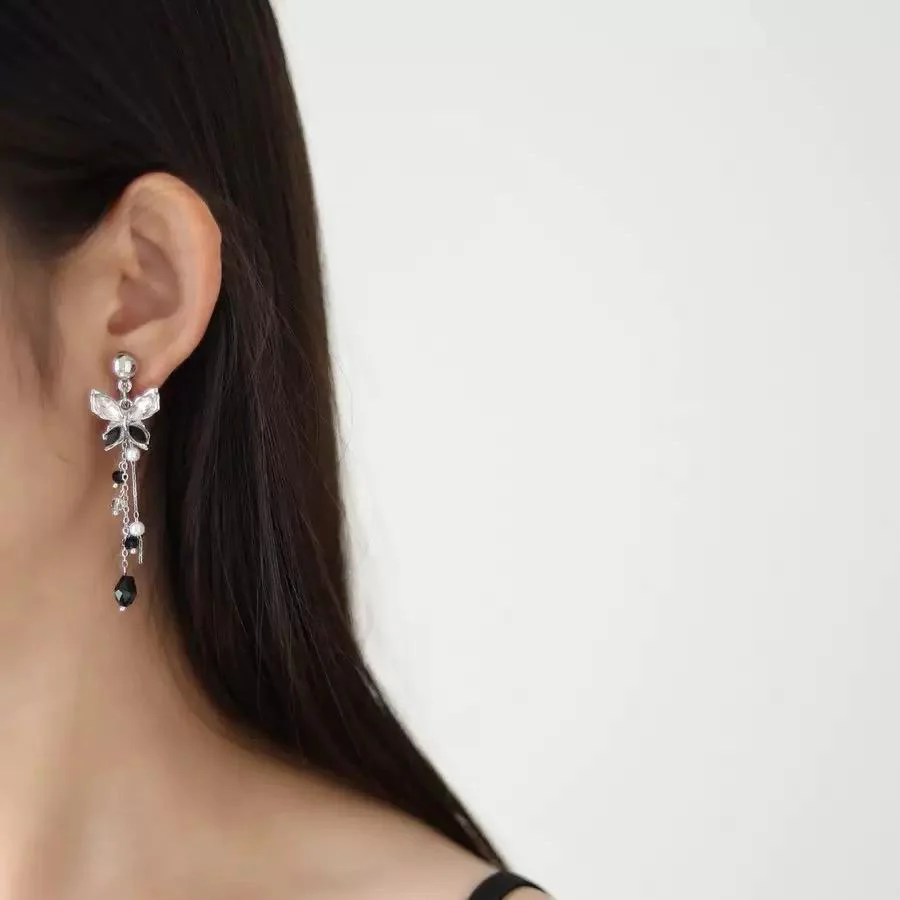 Midnight Enchanting Butterfly Earrings - Image 2