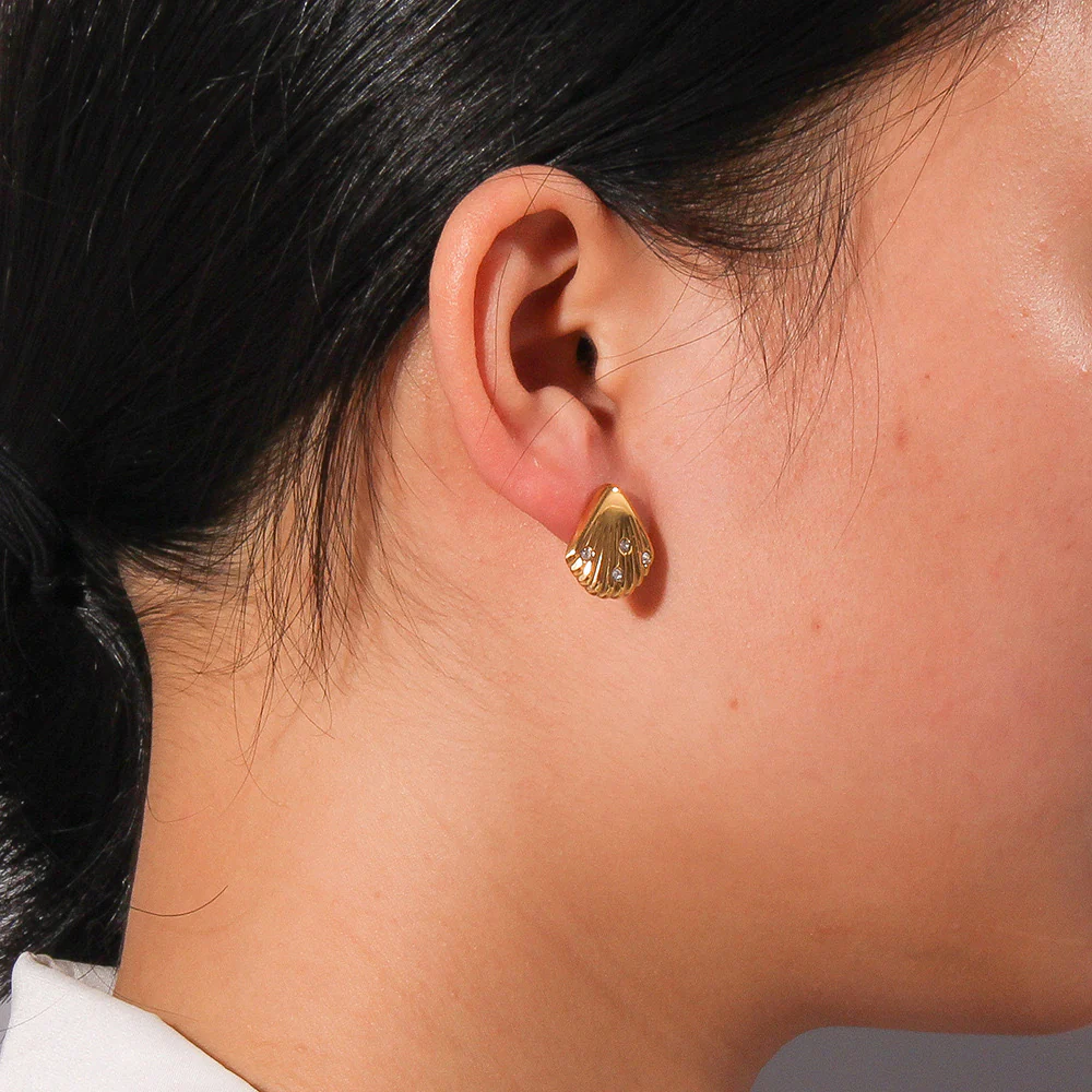 Mimosa Shell Earrings - Image 3