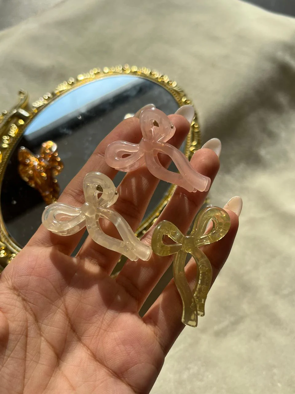 Mini Bow Claw Clips - Image 4