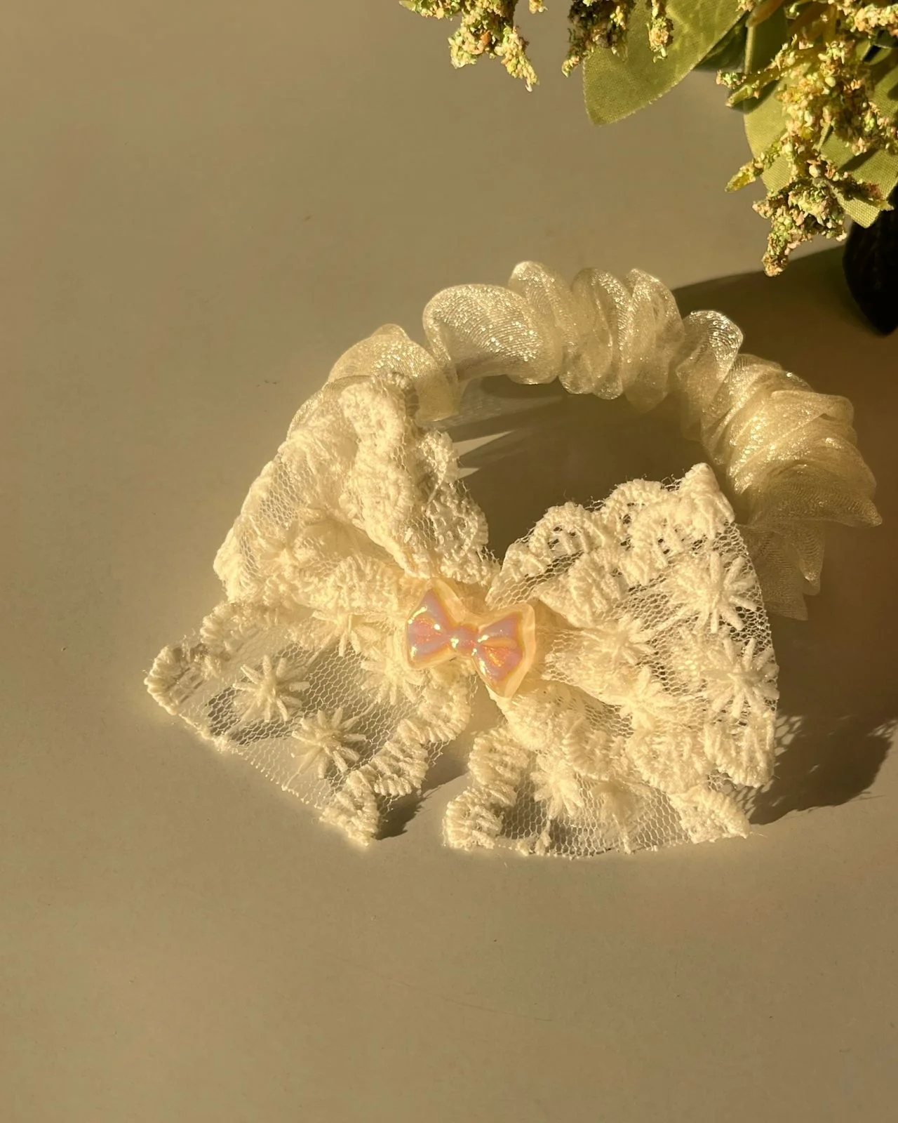 Mini Bow Scrunchie