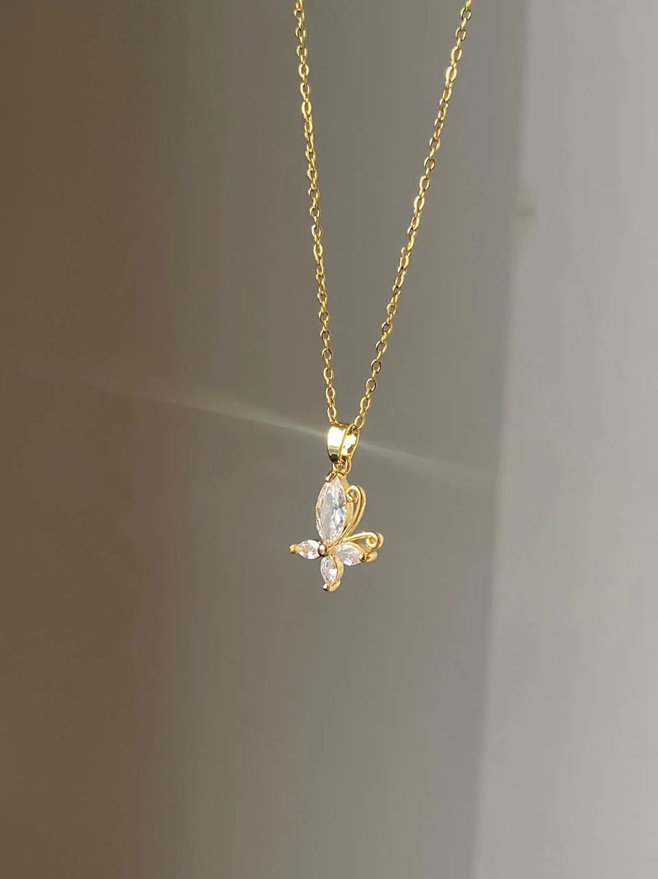 Mini Butterfly Necklace - Image 2