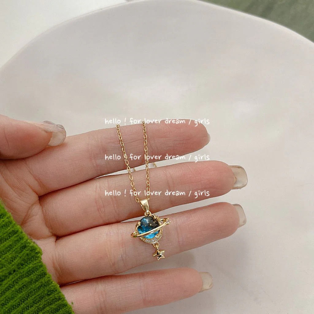 Mini Saturn Necklace - Image 3