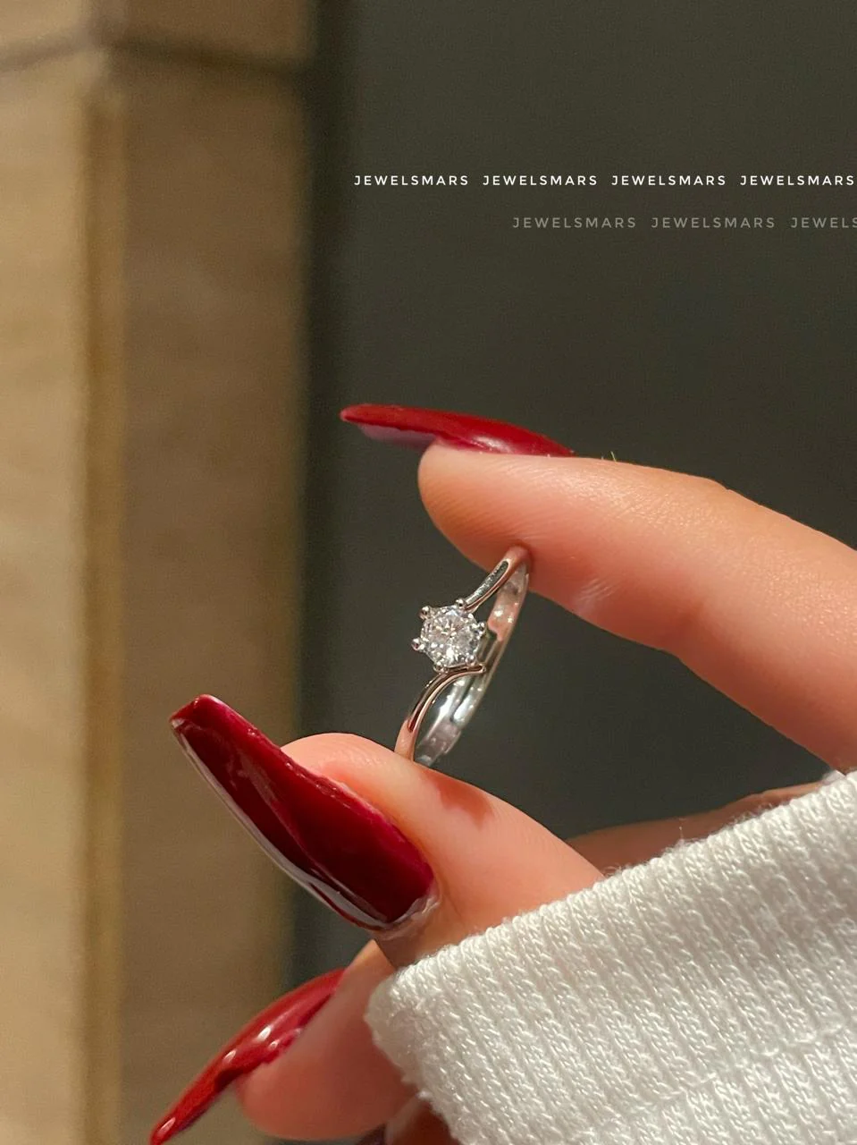 Mini Solitaire Ring - Image 2