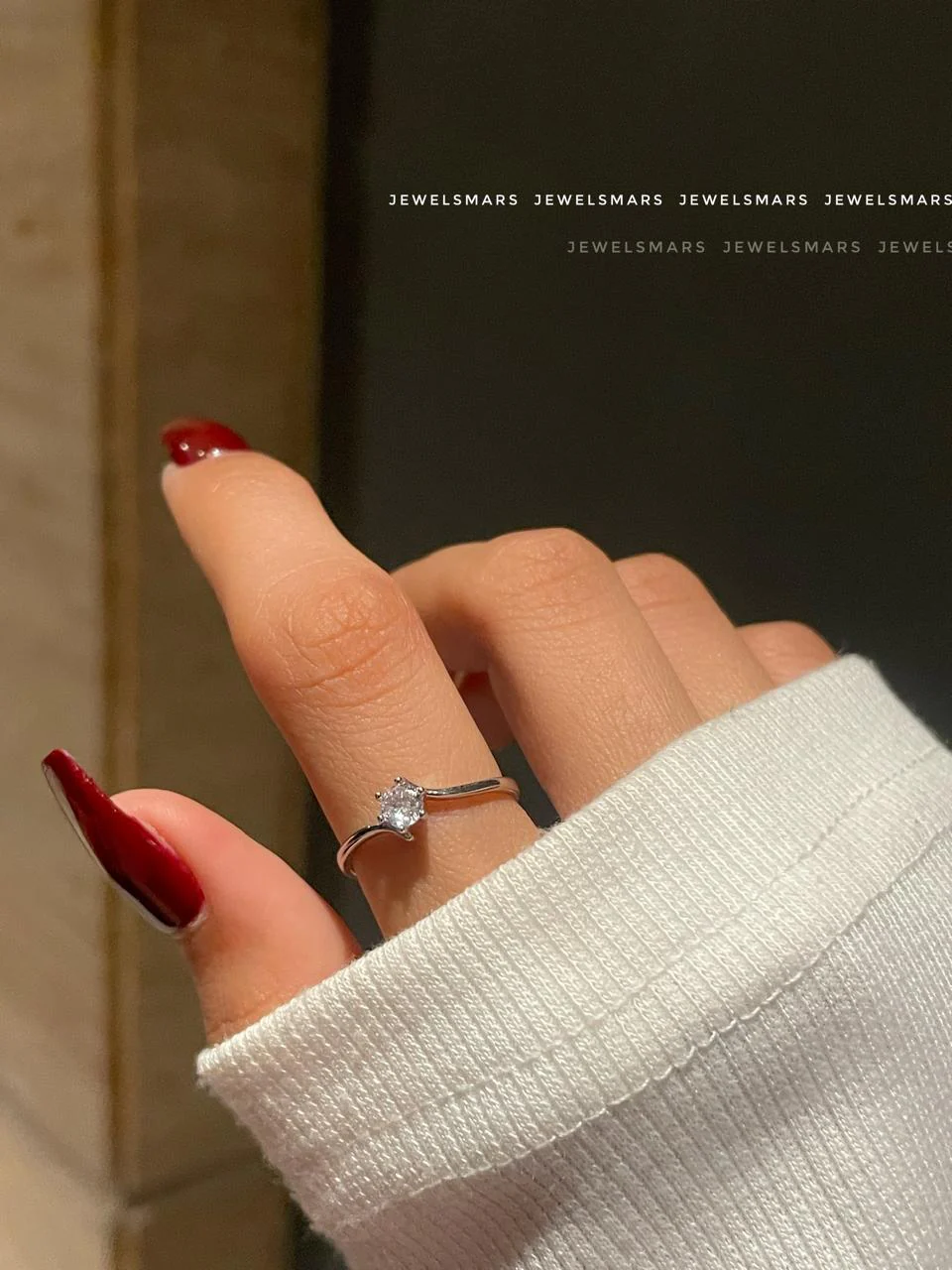 Mini Solitaire Ring - Image 3