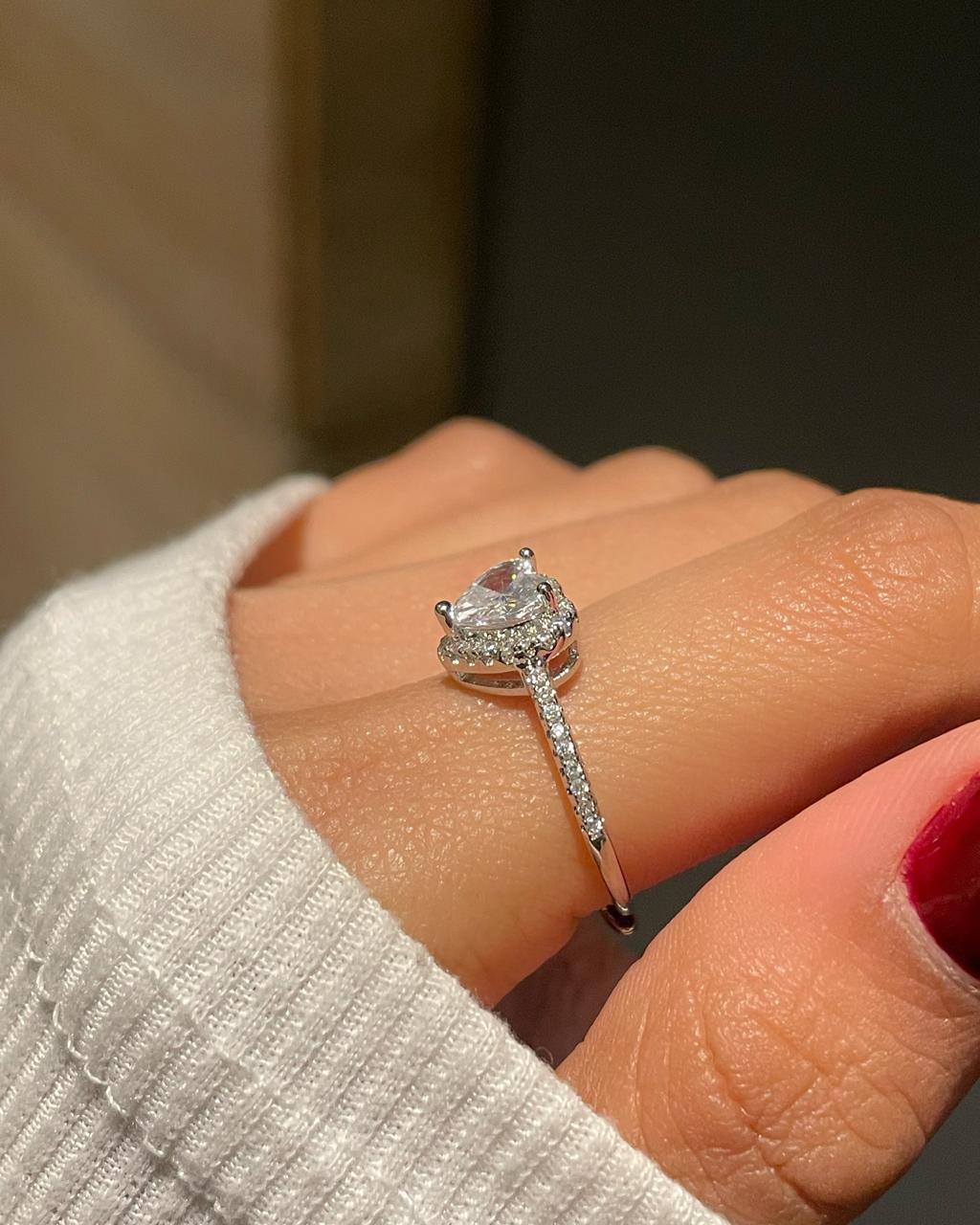 Mini Valentina Heart Ring - Image 3
