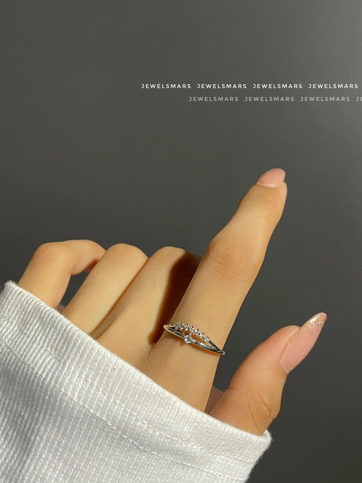 Minimal Crown Ring - Image 2