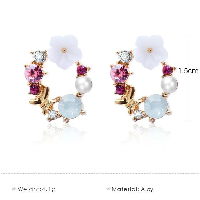 Minimal Dreamy Floral Earrings - Image 9