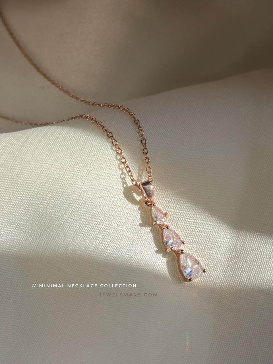 Minimal Drop Necklace