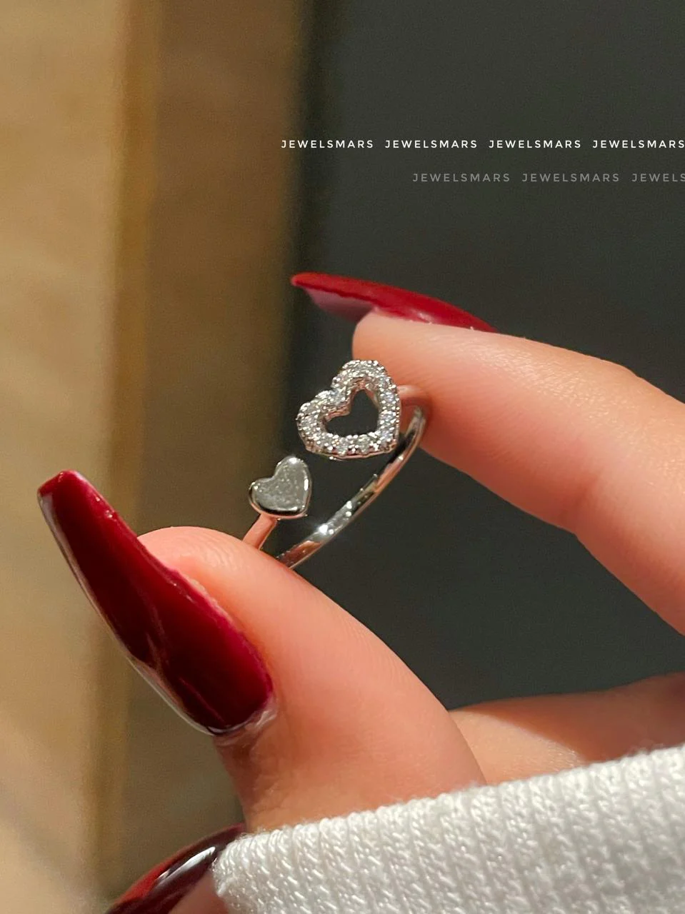 Minimal Heart Ring - Image 2
