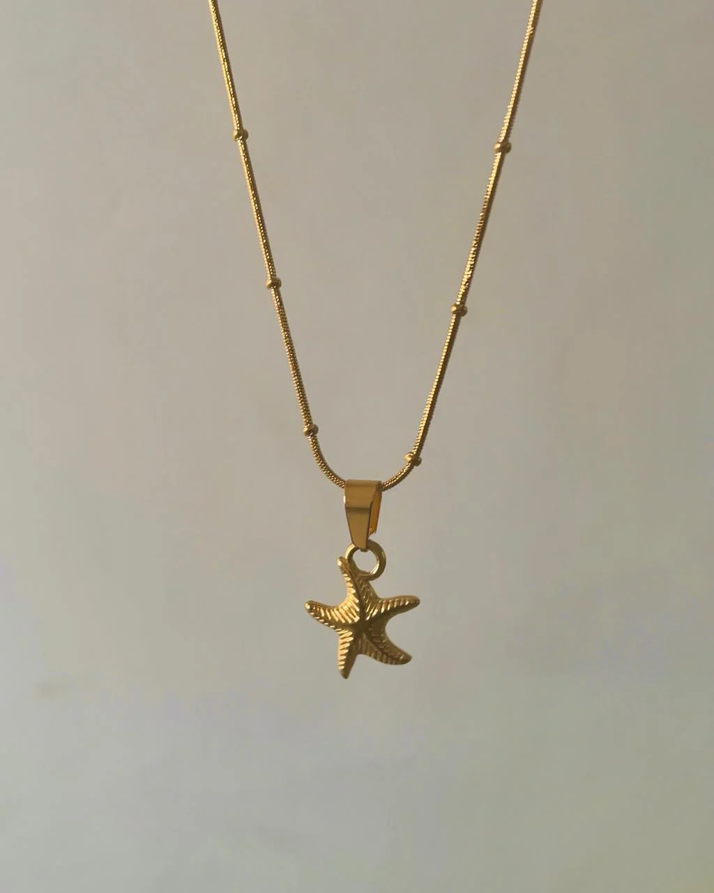 Minimal Starfish Necklace [stainless steel] - Image 2