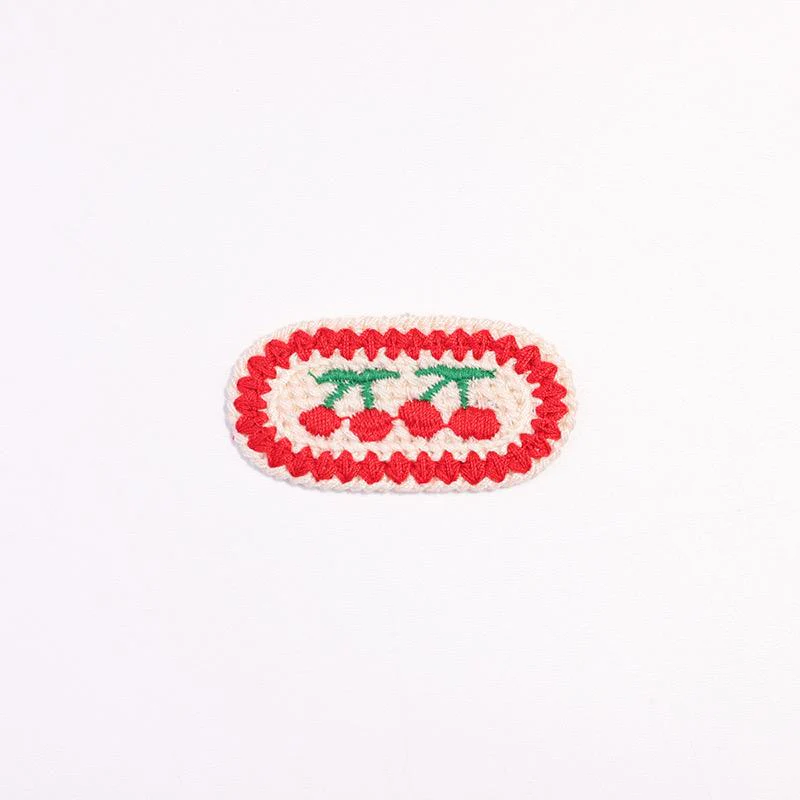 Mon Cherry Crochet Hair Clip - Image 3