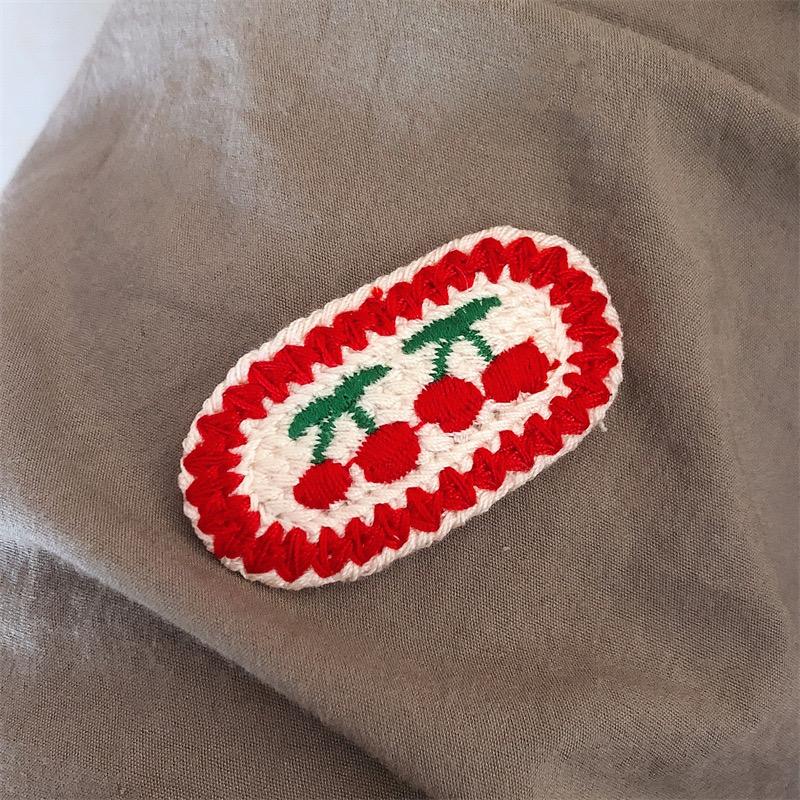 Mon Cherry Crochet Hair Clip - Image 4