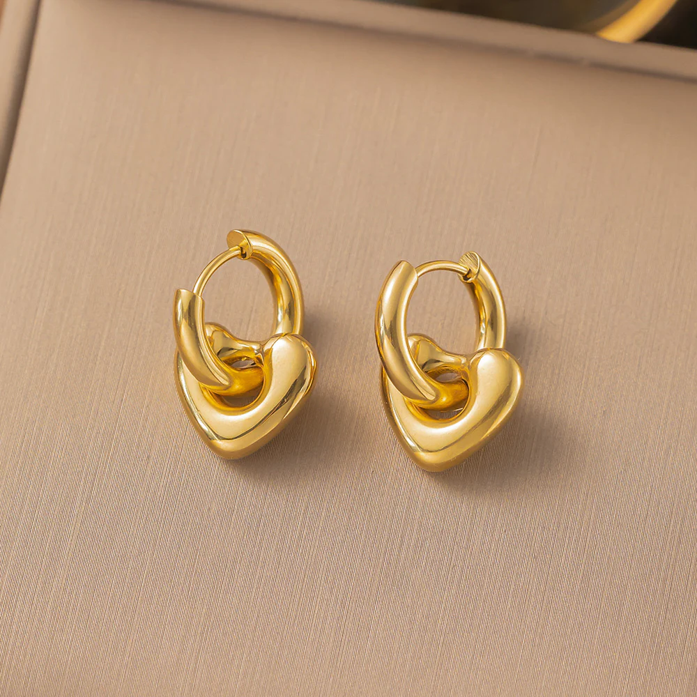 Heart Detachable Earrings - Image 3