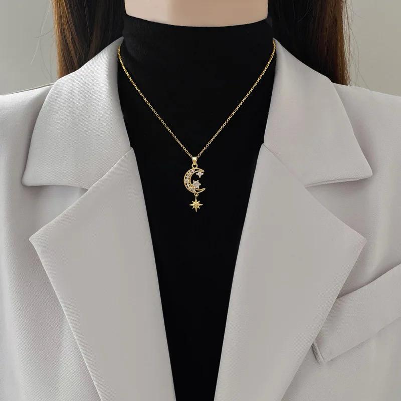 Moon Star Lover Necklace