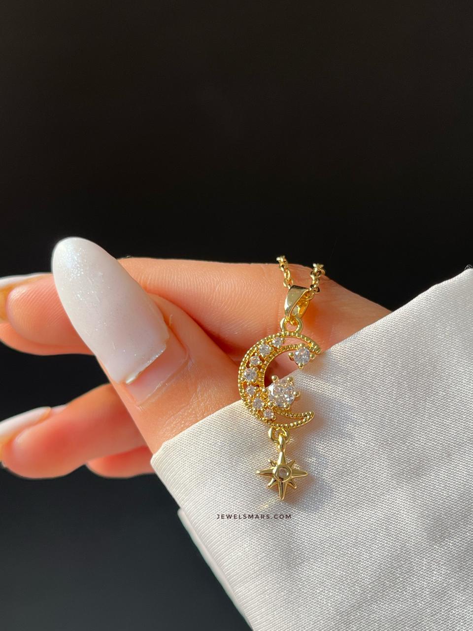 Moon Star Lover Necklace - Image 2