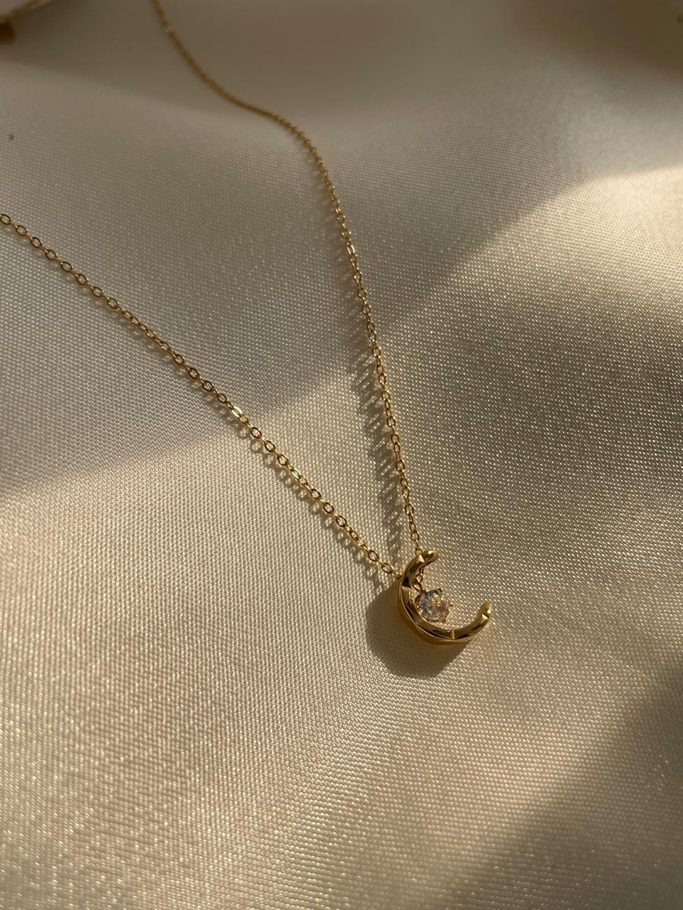 Moon Story Necklace [18k gold plated] - Image 2
