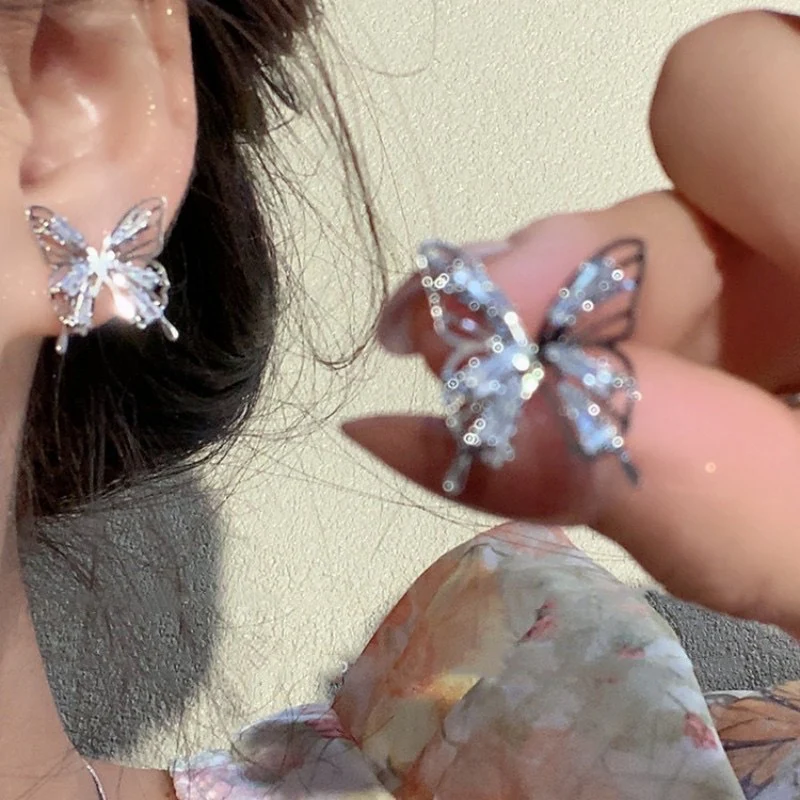 Moonlit Wings Earrings - Image 2