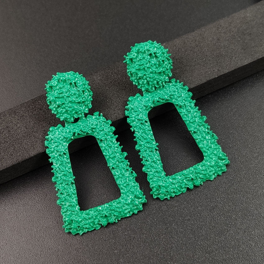 Mossy textured Earrings - Image 2