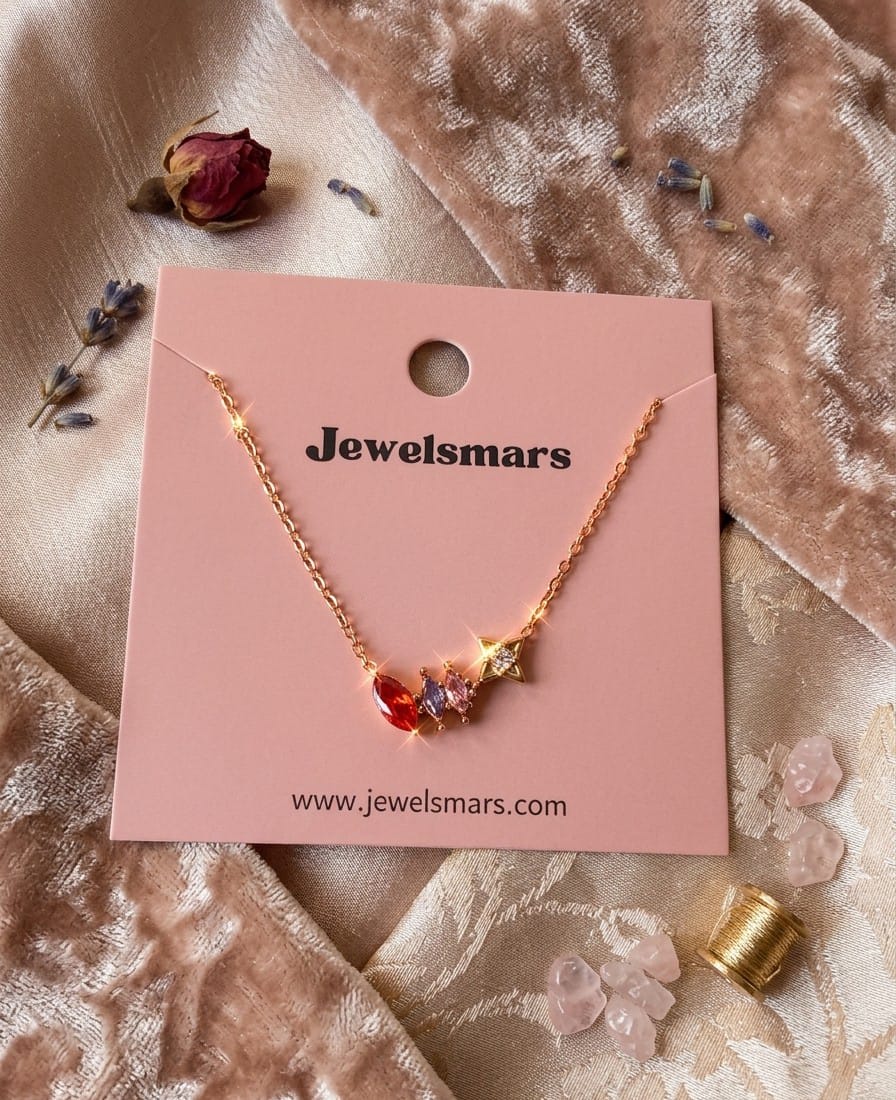 Multicoloured Stardust Necklace