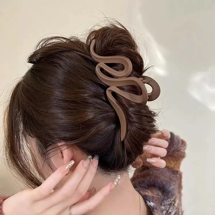 Muted Swirls Claw Clip - Image 4