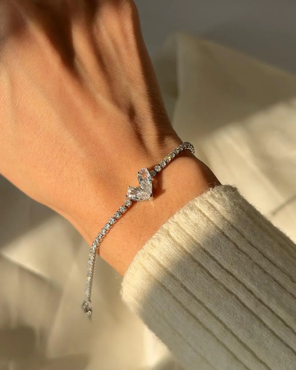 My Beloved! Rhinestone Bracelet