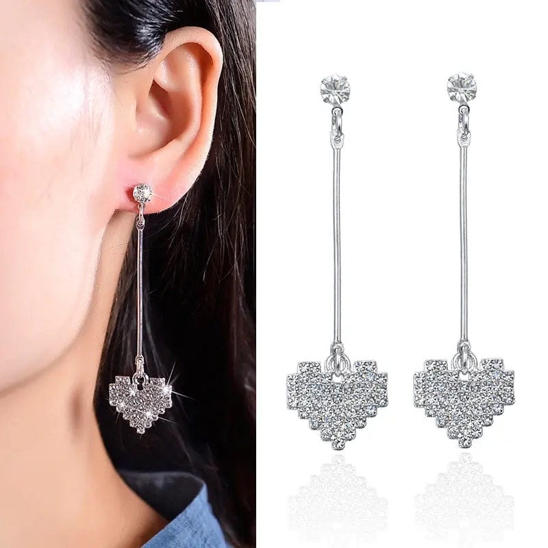 My Heart goes Stero Korean earrings - Image 3