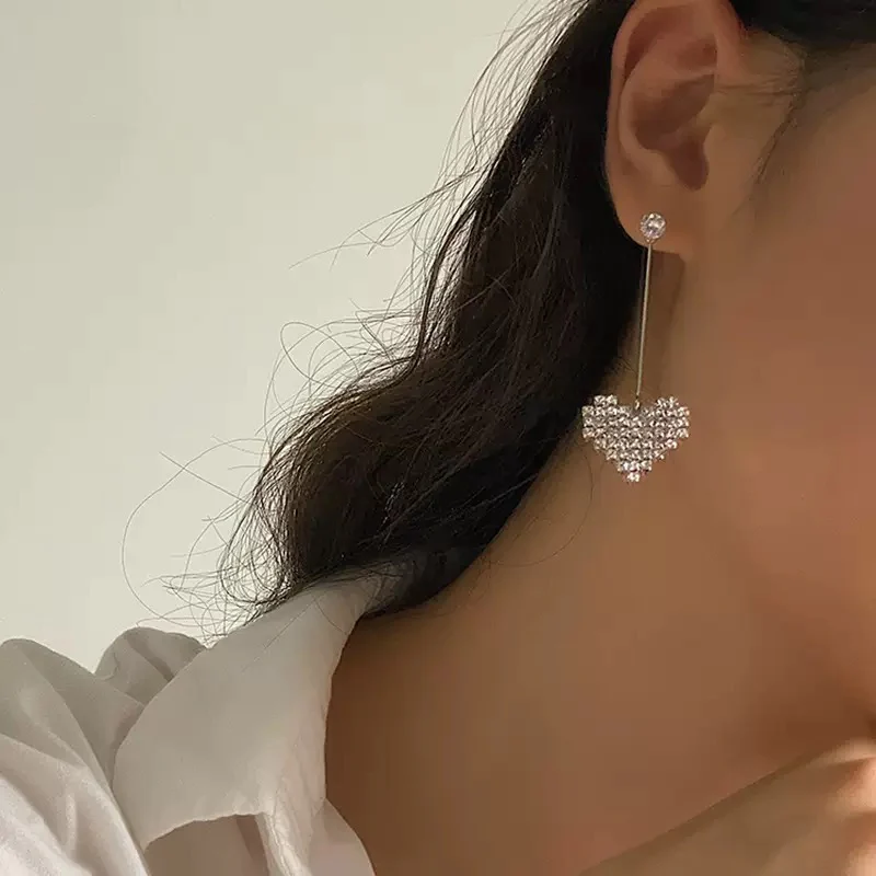 My Heart goes Stero Korean earrings - Image 4