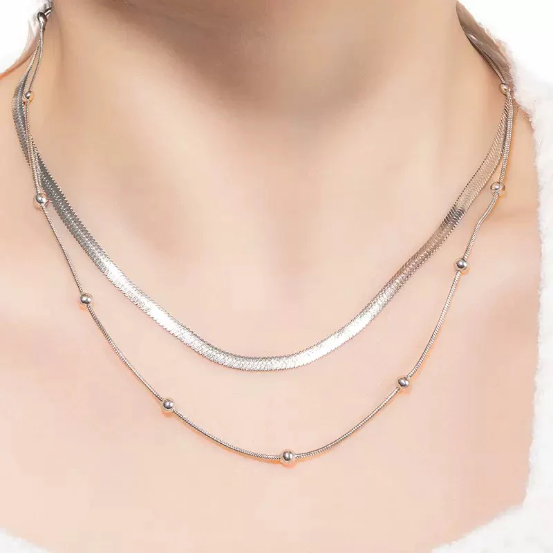 Natalia Herringbone Necklace - Image 4
