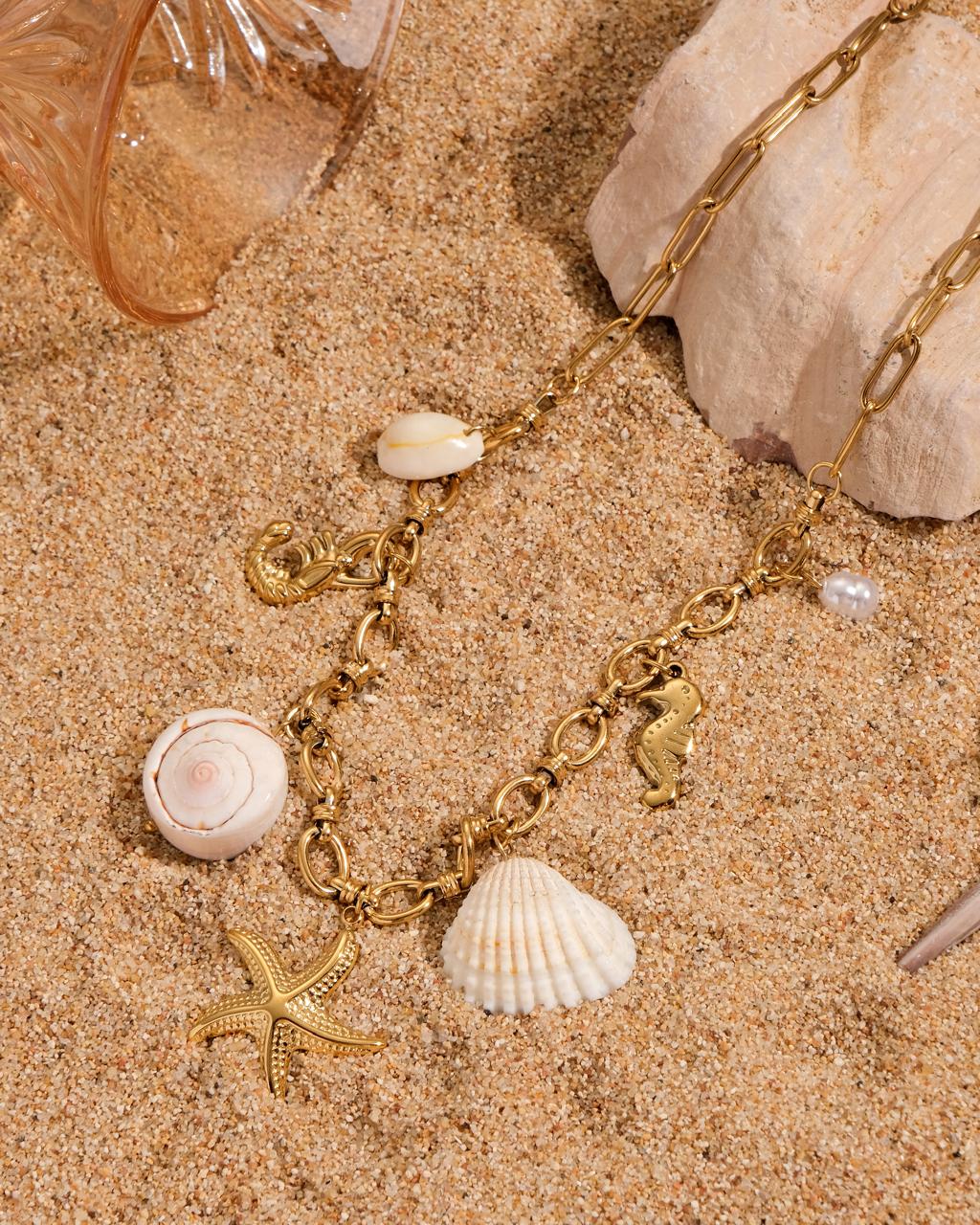 Nerissa Shell Necklace (Made with real shells) - Image 4