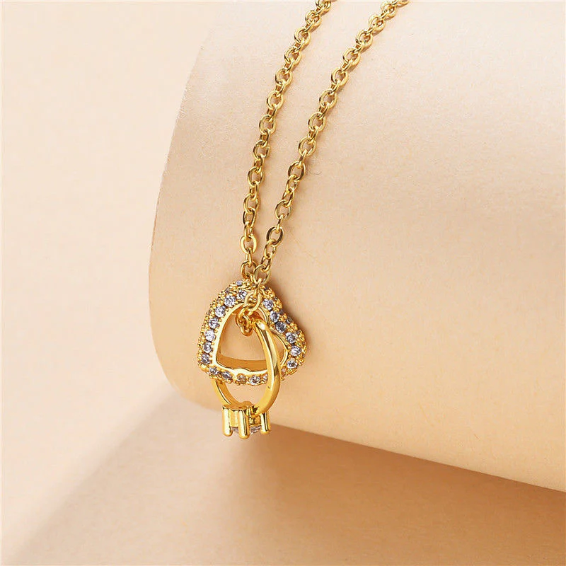 Nostalgic Love Ring Necklace