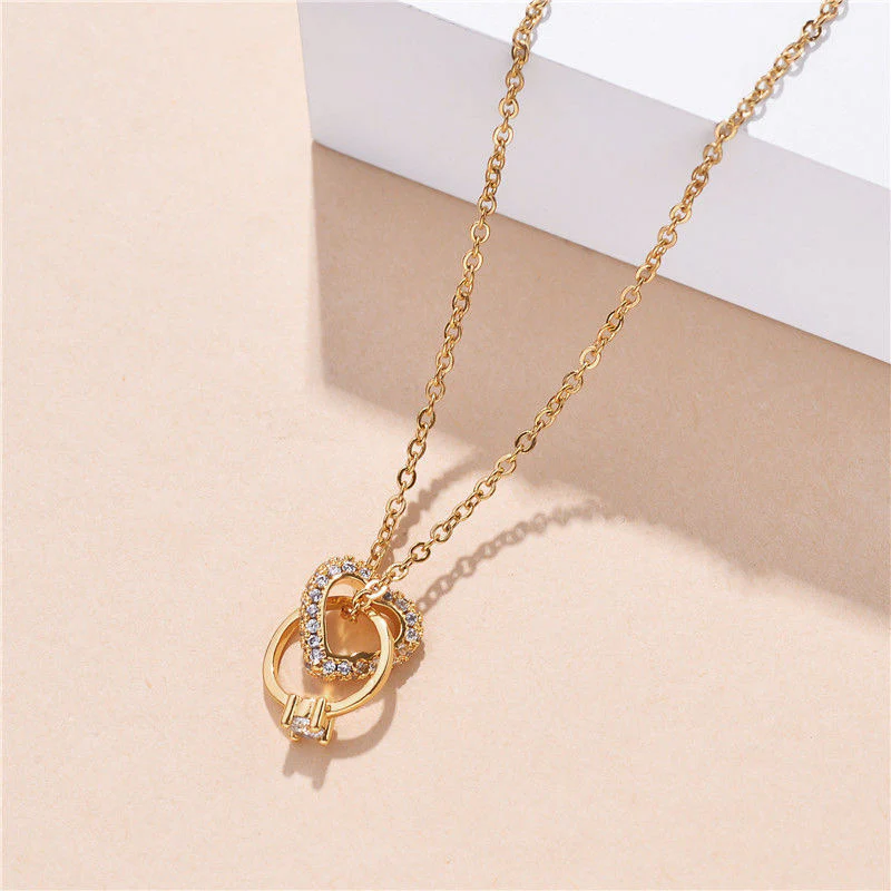 Nostalgic Love Ring Necklace - Image 2