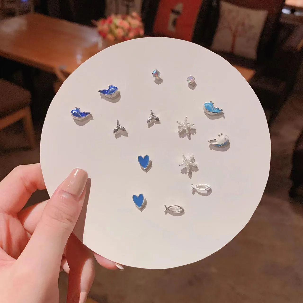 “Ocean” earrings combo