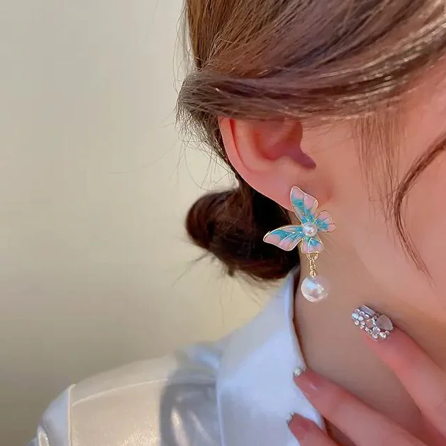 Ombré Butterfly Earrings