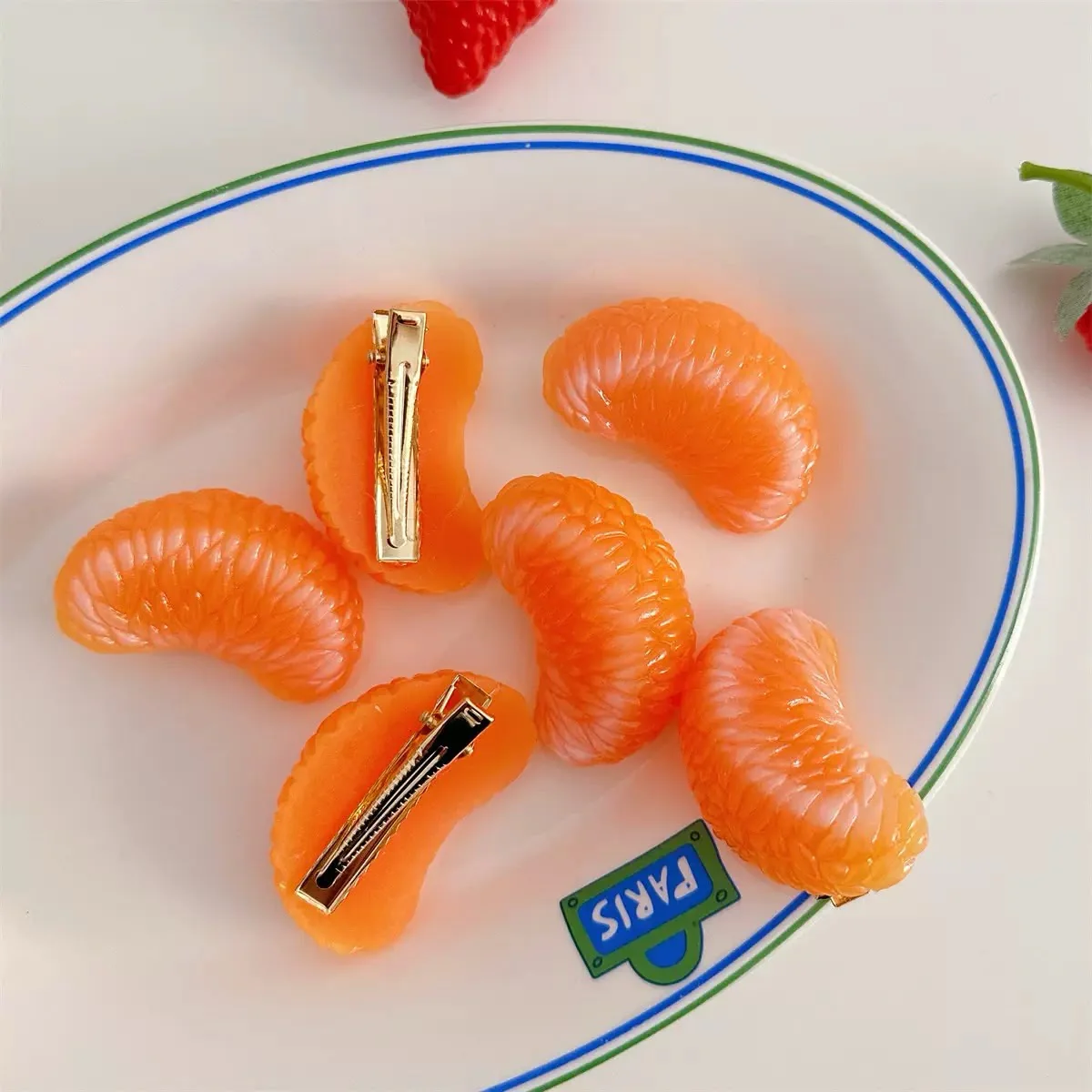 Orange Slice Hair Clip - Image 2