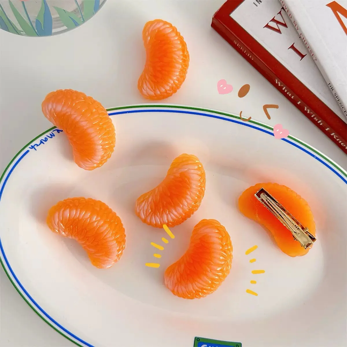 Orange Slice Hair Clip - Image 3