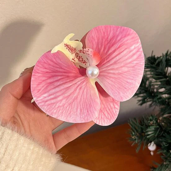 Orchid Hairpin- pink - Image 2