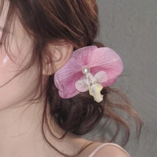 Orchid Hairpin- pink - Image 8