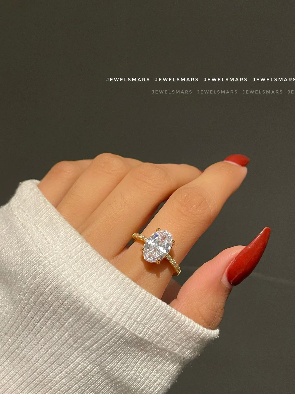 Oval Promise Ring - Image 3