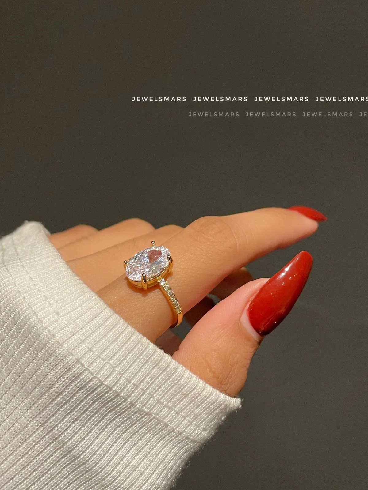 Oval Promise Ring - Image 4