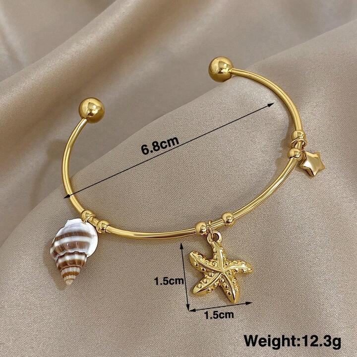Oyster Muse Gold Bracelet - Image 4