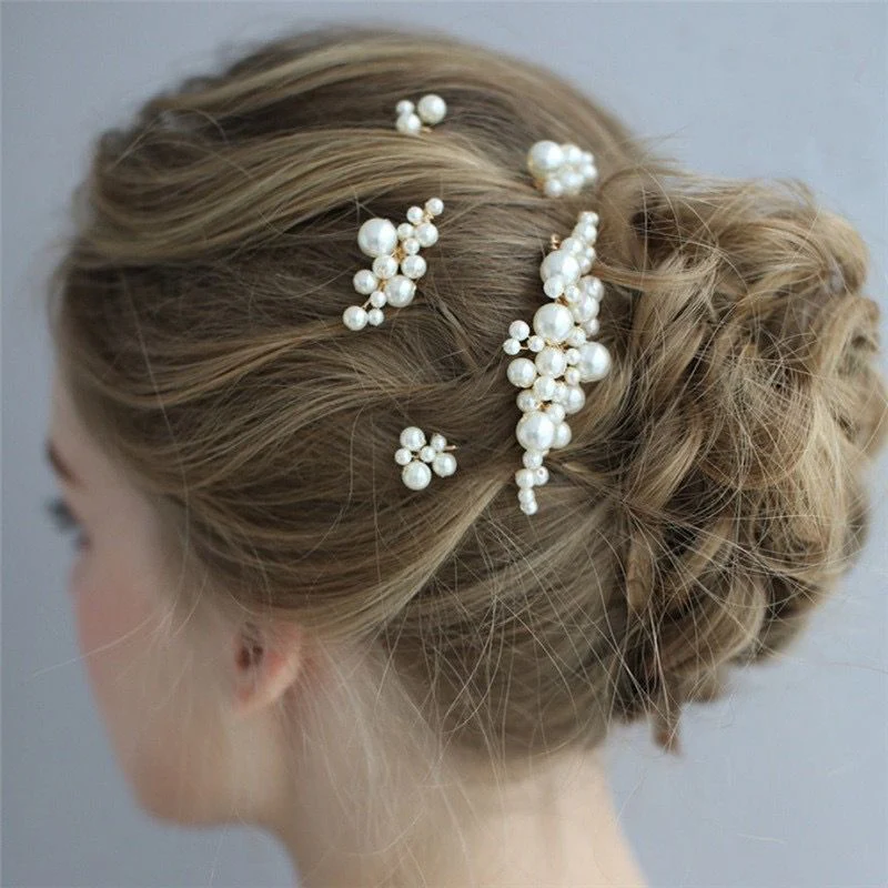 Pack of 5 Pearl Hair accessories